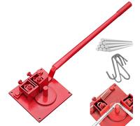 Piegatrice Per Barre, Piegatrice Per Tondini D'acciaio Da 1 A 20 Mm Piegatrice Manuale Per Barre D'acciaio Angolo Piegatura Ampio Di 210° Regolabile Piegatrice Portatile Per Lavori Pesanti