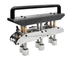 Piegatrice per Bordi a 3 Stazioni, Rullo per Perline in Lamiera con Raggio Ampio 0 a 90°, Strumento per Coperture con Aggraffatura Verticale per Realizzare Pieghe 13 a 130 Mm