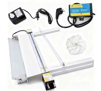 Piegatrice per Plastica 1250mm Kit deluxe - Dnowegas Tool Portatile con Sistema di Raffreddamento ad Acqua e Separazione Idroelettrica