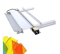 Piegatrice per plastica acrilica, piegatrice fogli di plastica, piegatrice PVC da 30 cm, 60 cm, 125 cm, spessore 1 mm-6 mm, staffa e regolatore angolare per fogli organici(125cm)