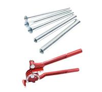 Piegatrice per tubi di grado industriale 1/4 "5/16" 3/8" 180 ° in alluminio per progetti di modellatura del condotto Strumento di piegatura del tubo