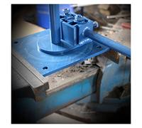 Piegatrice tonda in acciaio for barra d'acciaio manuale in ad alto tenore di carbonio Piccolo dispositivo piegatura in (200 * 200mm),Prestazioni Potenti