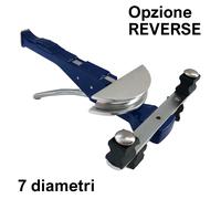 Piegatubi curva tubo rame a cricco - 7 diametri con piegatura REVERSE