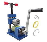 Piegatubi Macchina piegatrice for bracciali ad anello a manovella, macchina for la formatura a rulli manuale, for laminazione a pressa for gioielli in oro e argento fai da te