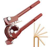 Piegatubi Manuale 3 in 1 Curvatubi Manuale 6-8-10 mm per Tubi in Rame, Alluminio, Ottone e Acciaio Sottile