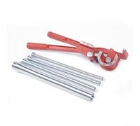 Piegatubi manuale in rame con tubi a molla da 1/4" 5/16" 3/8" 1/2" 5/8" per tubi in rame e alluminio fino a 180 gradi angolo di curvatura in lega di alluminio