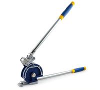 Piegatubi manuale, Piegatrice per tubi a rulli da 180 gradi, Materiale in acciaio resistente alla corrosione, Design a leva per risparmio di lavoro, Strumento per tubi in rame HVAC