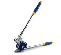 Piegatubi manuale, Piegatrice per tubi a rulli da 180 gradi, Materiale in acciaio resistente alla corrosione, Design a leva per risparmio di lavoro, Strumento per tubi in rame HVAC