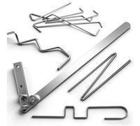 Piegatubi Manuale Piegatrice per tubi di Piega Ferro da 1 a 10 mm Aste di Ferro Forti, Adatto per Lavori Fai da te e Progetti Creativi