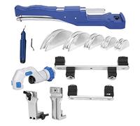 Piegatubi manuale - Strumento di piegatura a leva a cricchetto per tubi in rame, ottone, alluminio e acciaio - Macchina piegatubi professionale