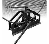 Piegatubi manuale universale con barella a rullo/restringitore, per acciaio, ottone, rame e alluminio, fai da te e lavorazione professionale dei metalli