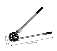 Piegatubi piegatubi in acciaio 5/8 pollici durezza professionale utile per tubi in ottone