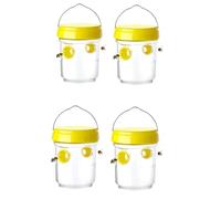Piege calabrone asiatico, piegatura per gueppe e calabroni all'aperto da appendere vivo a doppio canale, kit trappola per calabrone asiatico selettivo per bottiglia di plastica interna (2pcs/4pcs)
