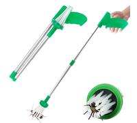 Pieghevole Acchiappa Insetti Cattura Ragni Con Manico Lungo Acchiappa-Ragni Acchiappa-Insetti Raccogli Insetti Con Manico Extra Lungo per La Cattura Di Ragni, Grilli, Scarafaggi, Vespe, Scorpione,83cm