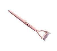 Pieghevole Bellezza Piegaciglia Portatile Separatore Ciglia Metallo Spazzola Pettine Mascara Curl Piegaciglia Strumenti Trucco (Rosa)