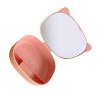 Pieghevole Bellezza Specchiata Con Riflessione Chiara Viaggio Friendly Specchio Storage Box Controsoffitto Organizzato Per Le Donne Viaggio Friendly
