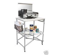 Pieghevole Campeggio Campo Cucina Tavolo Stand Giardino Tenda Tendalino Kampa