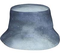 Pieghevole Cappello da Pesca Starry Sky Under The Night Sky of The Peaceful Spruce Cappelli da Spiaggia Morbido Cappello Estivo da Pescatore per Campeggio Viaggi Estivo