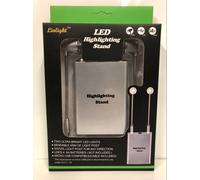 Pieghevole Luce LED Stand Argento Triple 9 7001S Nuovo