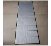 Pieghevole Materasso da Campeggio, Materasso Futon, Tatami Futon giapponese portatile con borsa, letto futon spesso per camera da letto per adulti con Borsa di Trasporto(50mm thick/gray 185x65cm)