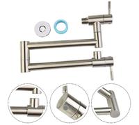 Pieghevole Ottone a Parete Rubinetto Cucina Pentola Filler Girevole Sets