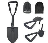 Pieghevole Pala 48cm, Pala da neve, Strumento Di Trincea In Acciaio Ad Alto Tenore Di Carbonio 50#, Pala Da Campeggio Pieghevole Militare,Portatile Vanga, Per Campeggio, Escursionismo, Attivit, Car