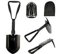 Pieghevole Pala 58cm, Pala da neve, Strumento Di Trincea In Acciaio Ad Alto Tenore Di Carbonio 50#, Pala Da Campeggio Pieghevole Militare,Portatile Vanga, Per Campeggio, Escursionismo, Attivit, Car