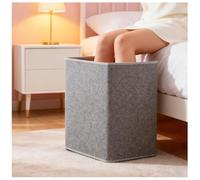 Pieghevole Pannello Riscaldante Infrarossi Porta Una Coperta Pannello Radiante Con Timer E Termostato Scaldapiedi Silenzioso E Di Piccole Dimensioni per Ufficio E Casa,grey-General