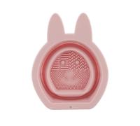 Pieghevole Pennello Trucco Pulizia Ciotola Silicone Cleaner Pad Mats Per Spazzole Silicone Make Up Ciotola di Pulizia Pieghevole Cosmetici Mats