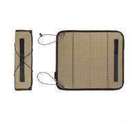 Pieghevole per cuscino sedile zaino in spalla seduto piuma nylon - EVA tappetino da trekking per campeggio, picnic, alpinismo all'aperto (giallo)