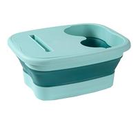 Pieghevole Per Pediluvio - 40x32x17 Cm Capacità 15 Litri PP TPR, Lavabo Pieghevole Per Pediluvio, Design Massaggiante Multifunzionale Per Coccolare I Piedi | Soaker Portatile Da Viaggio A Ca