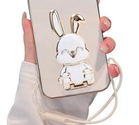 pieghevole per telefono coniglio,Supporto multifunzionale per telefono coniglietto - adesiva per display da tavolo pieghevole adatta per la maggior parte dei telefoni