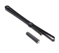 Pieghevole per WALKIE Talkie Antenna 144/430MHz Dual Band VHF UHF 2.15dBi Guadagno Soft Whip per SMA femmina compatibile con BAOFENG UV-9R Plus UV-82