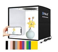 Pieghevole Photo Box Portatile Studio Kit 12 Colori di Sfondo LED Dimmerabile Fotografia Light Box 25 cm Foto Puntelli Attrezzature