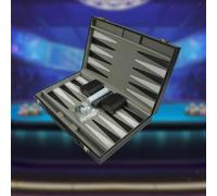 Pieghevole Scacchiera Backgammon Board Game Set Da Viaggio Bordo per Adulti