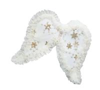 Pieghevole scintillante pizzo fairies ala con cinghia regolabile costume per bambini spettacoli teatrali fotografia puntelli scintillante natale angelo costume ala per bambini