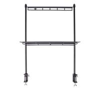 Pieghevole Tavolo da Campeggio Pieghevole - Rack di Altezza Regolabile, Organizzatore esterno leggero, Piattaforma di Cottura Portatile, Telaio di Utilità Compatta | Stand MULTIFUZIONALE