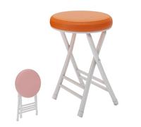 PieghevoleImbottitoRotondoSgabello da bar 50 cmAltoCucinaSgabelloconpoggiapiedi ErgonomicoDesignNoAssemblyRequiredIdealforHome & CommercialUse