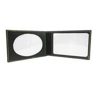 Piel Cabrera Portafogli porta placca mod. 11 verde