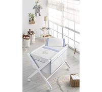 PIELSA BABY - 1375-4 | Lenzuolo per bebè | Lenzuolo per culla | Lenzuolo per bebè invernale | lenzuolo per bebè estivo | lenzuolo per lettino | colore blu | dimensioni 86 x 100