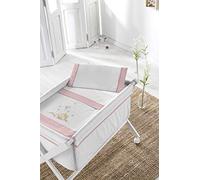 PIELSA Baby - 1377-14 | Bebe Savana | Bebe Culla | Sabana Bebe Inverno | Sabana Bebe Estate | Lenzuola Culla | Colore Rosa | Dimensioni 86 x 100