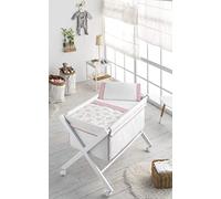 PIELSA Baby - 1379-14 | Lenzuolo per bebè | Lenzuolo per culla | Lenzuolo per bebè invernale | lenzuolo per bebè estivo | lenzuolo per lettino | colore rosa | dimensioni 86 x 100