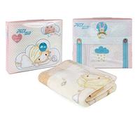 PIELSA Baby - 6377-50 | Coperta per bebè | Coperta per neonati invernale, coperta per neonati | Coperta per lettino | colore madreperla, dimensioni 80 x 110