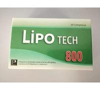 Piemme Pharmatech - LIPOTECH 800 20CPR - Integratore alimentare coadiuvante nel dolore