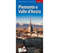 Piemonte e Valle d'Aosta. Carta stradale e turistica plastificata 1:300.000