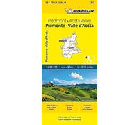 Piemonte e Valle d'Aosta: Straßen- und Tourismuskarte 1:150.000; Auflage 2023: 351