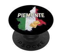 Piemonte Italia Retro Regione Mappa Vintage Pasta Souvenir PopSockets PopGrip Adesivo