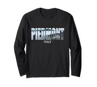Piemonte Prefettura Italia Città Piemonte Vintage Italia Maglia a Manica