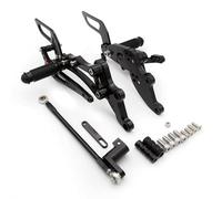 Piena del pedaggio del piede del piede di retroscena regolabile in alluminio per RS4 125 4t moto compatibile con i modelli 2005 2011 2011 2011 2014 2014 2014(Black)