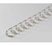Pieni di binder wire 24 anelli DIN A5, 6,4 mm, 1/4, Brilux (100 pezzi) NEW